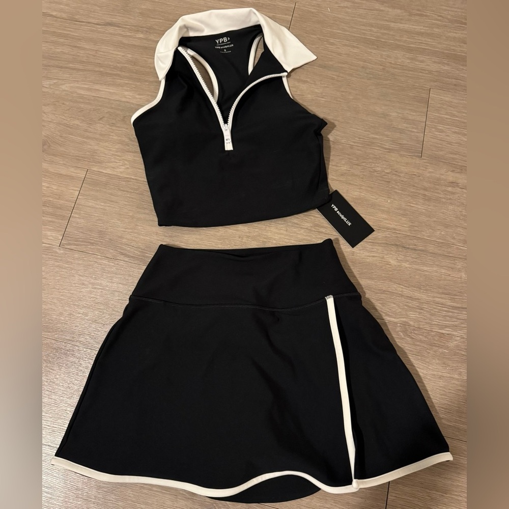 Abercrombie YPB Black and White Athletic Set